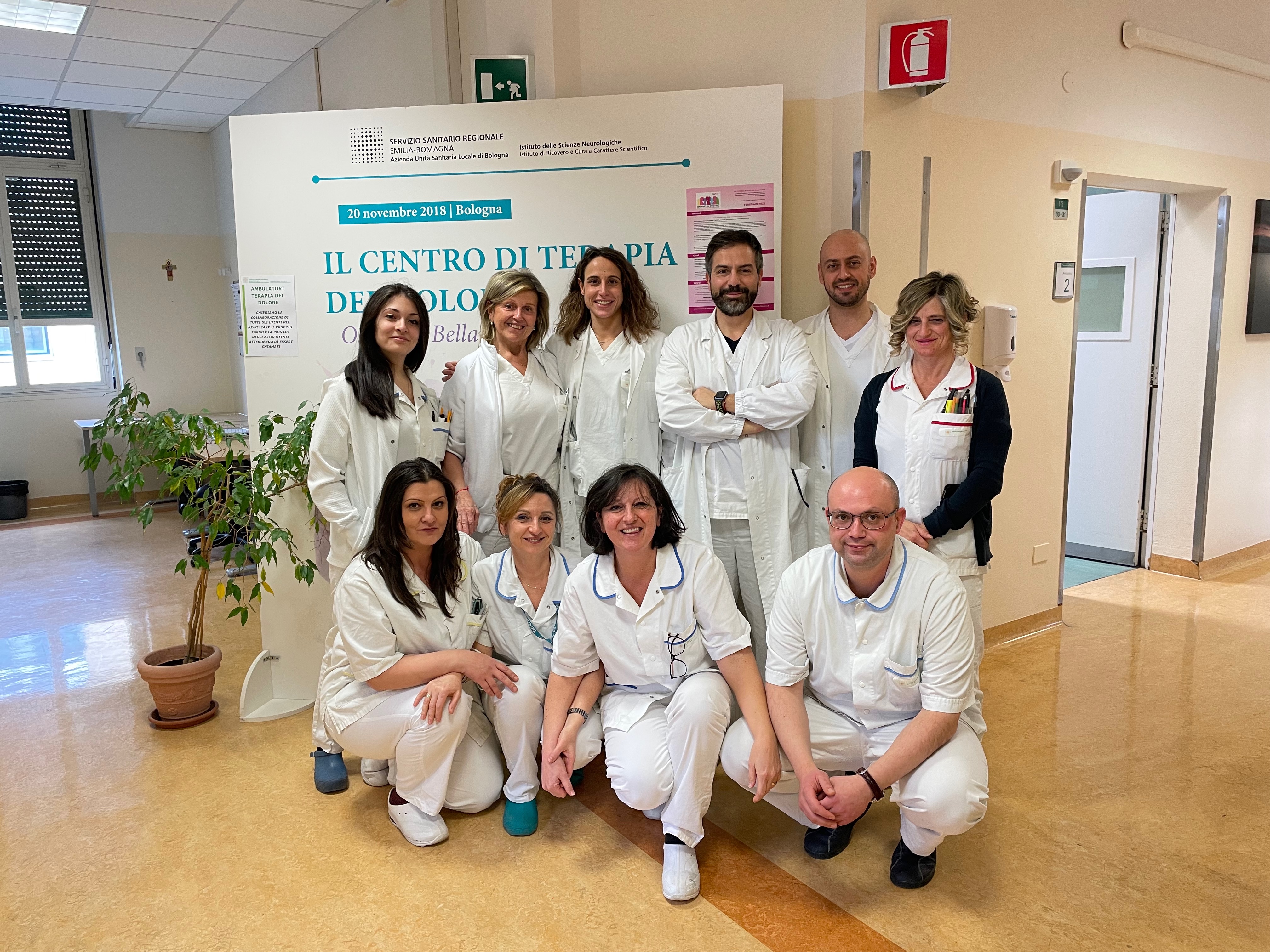 lo staff UOC terapia dolore ospedale Bellaria Bologna
