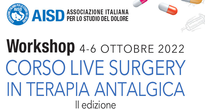 Corso live surgery in terapia antalgica - II edizione 4-6 ottobre 2022
