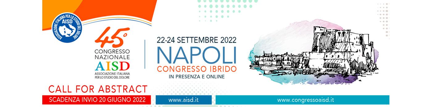 45° Congresso 2022 dell'Associazione Italiana per lo Studio del Dolore